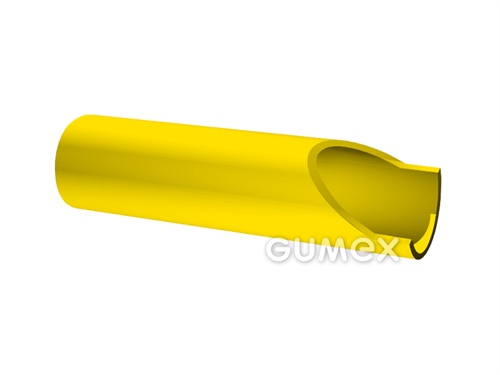 PA trubka pro vzduch, 12x1,5mm, 27bar, PA12, -40°C/+80°C, žlutá